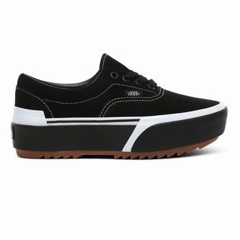 Női Vans Suede Era Stacked Tornacipő VA9745038 Fekete